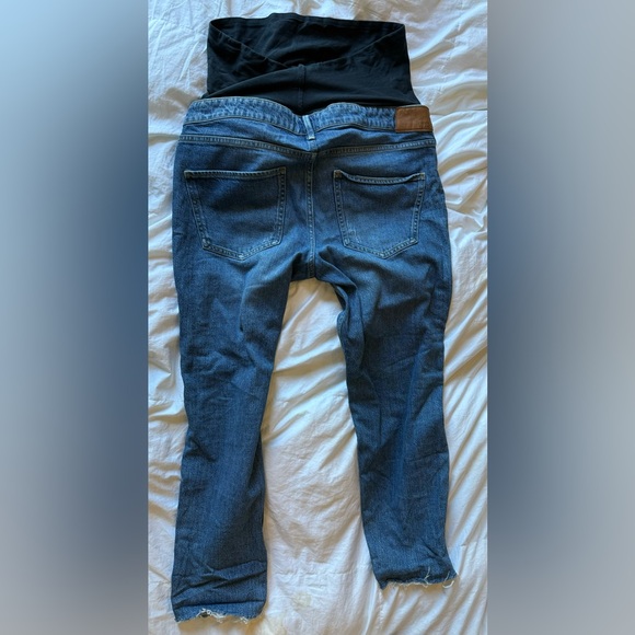 River Island over the bump maternity mom jeans - Picture 2 of 4